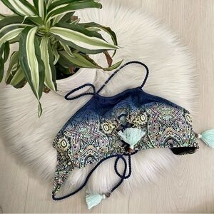 Victoria's Secret Tassel Tie Bikini Top